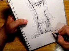 Wet panties after masturbation