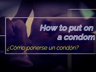 ¿cómo Ponerse un Condón? | Educación Sexual | Condón Masculino | Paso a Paso | Pedrin-din
