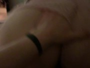 Preview 4 of Amateur fucking - living room sex - hard cock in her pussy, watching her big ass throw back