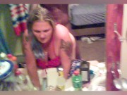 Preview 1 of Banging Trailer Park Milf In The Bathroom