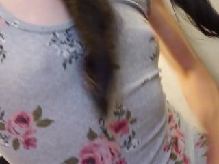 I snuck a piss while he showered