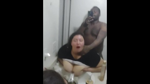 Bathroom cum slut 