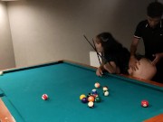 Preview 1 of my teacher breaks my tail against the pool table after losing a game