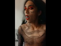 Petite Latina Smoke & Blow Clouds - 8