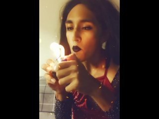 Petite Latina Smoke & Blow Clouds - 12