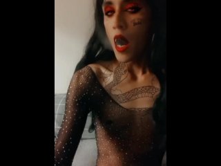 Petite Latina Smoke & Blow Clouds - 13