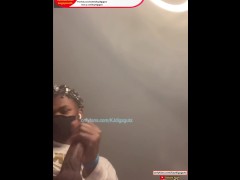 young bbc makes his huge dick nut in front of ring light