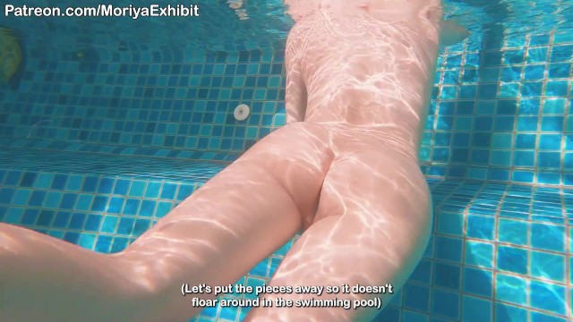 Teaser - Skinny Dipping in a Public Swimming Pool - Moriya Exhibit -  Pornhub.com