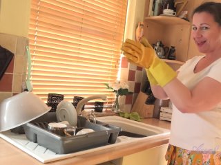 Aunt Judy's Big Tit MILFs - Busty Mature MILF Eva Jayne gives you JOI in the Kitchen