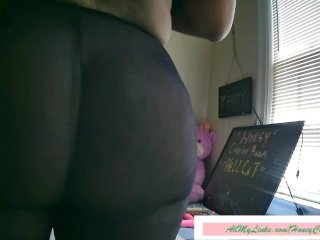 HONEY COSPLAY ROOM - BLACK PANTYHOSE - FAT ASS
