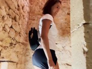 Preview 6 of I keep turning him on while visiting a castle and end up sucking and fucking him
