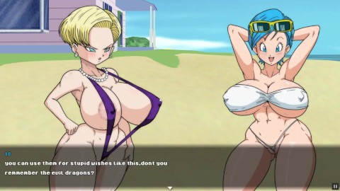 Super Slut 2 [paródia do jogo Dragon Ball hentai] Ep.1 Roshi Sama voltou pra foder