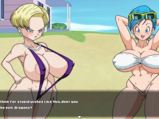 Super Slut 2 [parodia Gry Hentai Dragon Ball] Odc.1 Roshi Sama Wraca do Ruchania