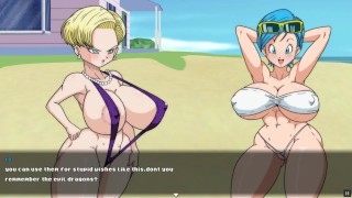 Super Slut Z Tournament 2 [Dragon Ball Hentai game Parody] Ep.1 Roshisama is back to fuck pussy