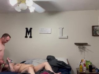 rimjob, throat fuck, real married couples, 60 fps