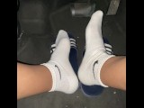 nike socks // car chilling