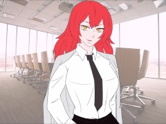 Makima te necesita en la oficina. Audio JOI hentai.