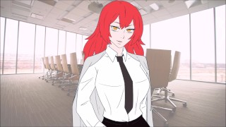 Makima te necesita en la oficina. Audio JOI hentai.