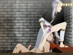 Noelle makes Asta lick her pussy and they fuck hard until they cum | Black Clover Hentai