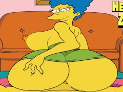 Marge milf big ass reverse cowgirl Simpsons porn
