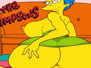 Marge MILF Big Ass Reverse Cowgirl Simpsons Porn