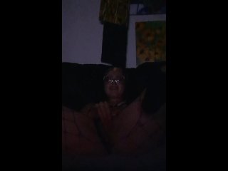 Playing with my pussy while my husband playing the game I'm such a tease