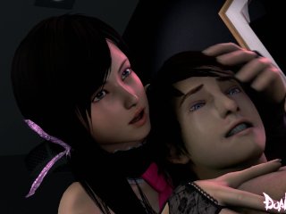 Dean VS Miyako and_Kokoro(Dual-Face-Art) [Dead_or Alive]