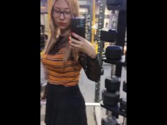 I'm at the gym, I'll get hotter every day..