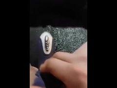 Ex gf havin hot orgasm with vibrator thinkin about my wife.. 