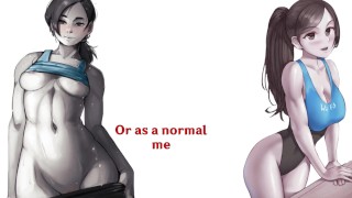 Wii Fit Trainer Hentai JOI BDSM (Femdom /Vernedering Work-out Voeten / oksel degradatie)