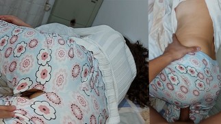 I fuck my STEPSISTER without taking off her pajamas