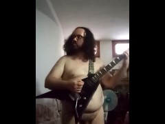 nicola deidda naked playing guitar 4