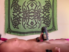 Sam Samuro - Cuming Two Times, Intense Orgasm and Sweet Creampie Eating at the End 