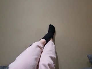 sweaty feet, foot fetish, feet, black socks