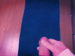 女装 crossdresser　男の娘が手コキオナニーしちゃいました///　沢山飛んだら褒めてくださいｯ♡♡