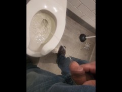 Guy walked in next stall was not happy lol