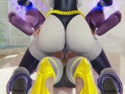 Preview 2 of Starfire FUTA Missionary DP with Raven + Batgirl - Titans 3D Hentai