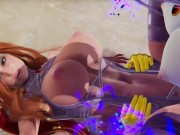Preview 4 of Starfire FUTA Missionary DP with Raven + Batgirl - Titans 3D Hentai