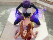 Preview 5 of Starfire FUTA Missionary DP with Raven + Batgirl - Titans 3D Hentai