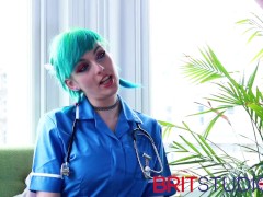 Video Student Nurse With Blue Hair Tells You How To Wank For Her