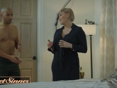 Video Sweet Sinner - Ryan Keely Teases Oliver About His Small Dick Until It Gets Big While Fucking Her