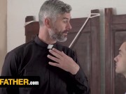 Preview 3 of YesFather - Inexperienced Twink Marcus Rivers Proves He Can Handle All The Duties Of An Altar Boy