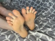 Preview 4 of Fantastic footfetish. Watch my hot feet and jerk off.