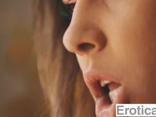 Fantasy Becomes Reality For Cute Brunette, Pussy Creampie - Kylie Rocket - EroticaX screenshot number 2