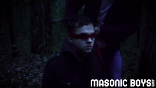 MasonicBoys - Sexy hung suited DILF takes smooth boys cherry bareback