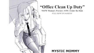 NSFW Audio F4M Office Clean Up Duty Dom Female X Listener