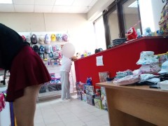 public flashing in store