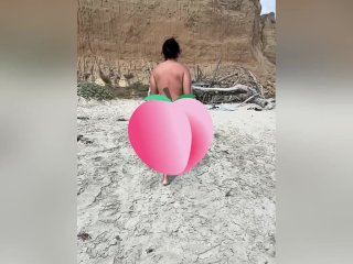 small tits, kink, butt, beach voyeur