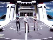 Preview 5 of [MMD] CLC - Helicopter Ahri Akali Kaisa Seraphine Sexy Kpop Dance League of Legends KDA