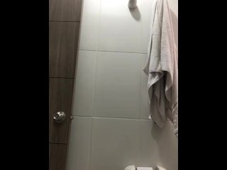 colombiana, babe, big tits, bathroom